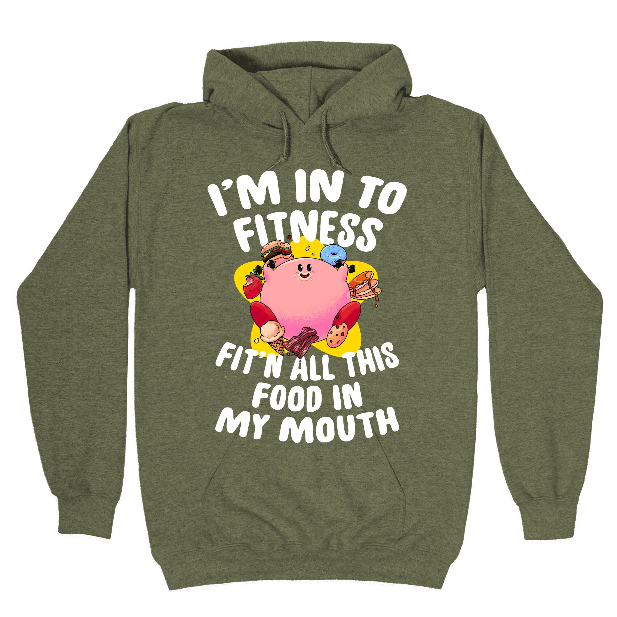 I'm into Fitness (Kirby) Hoodie
